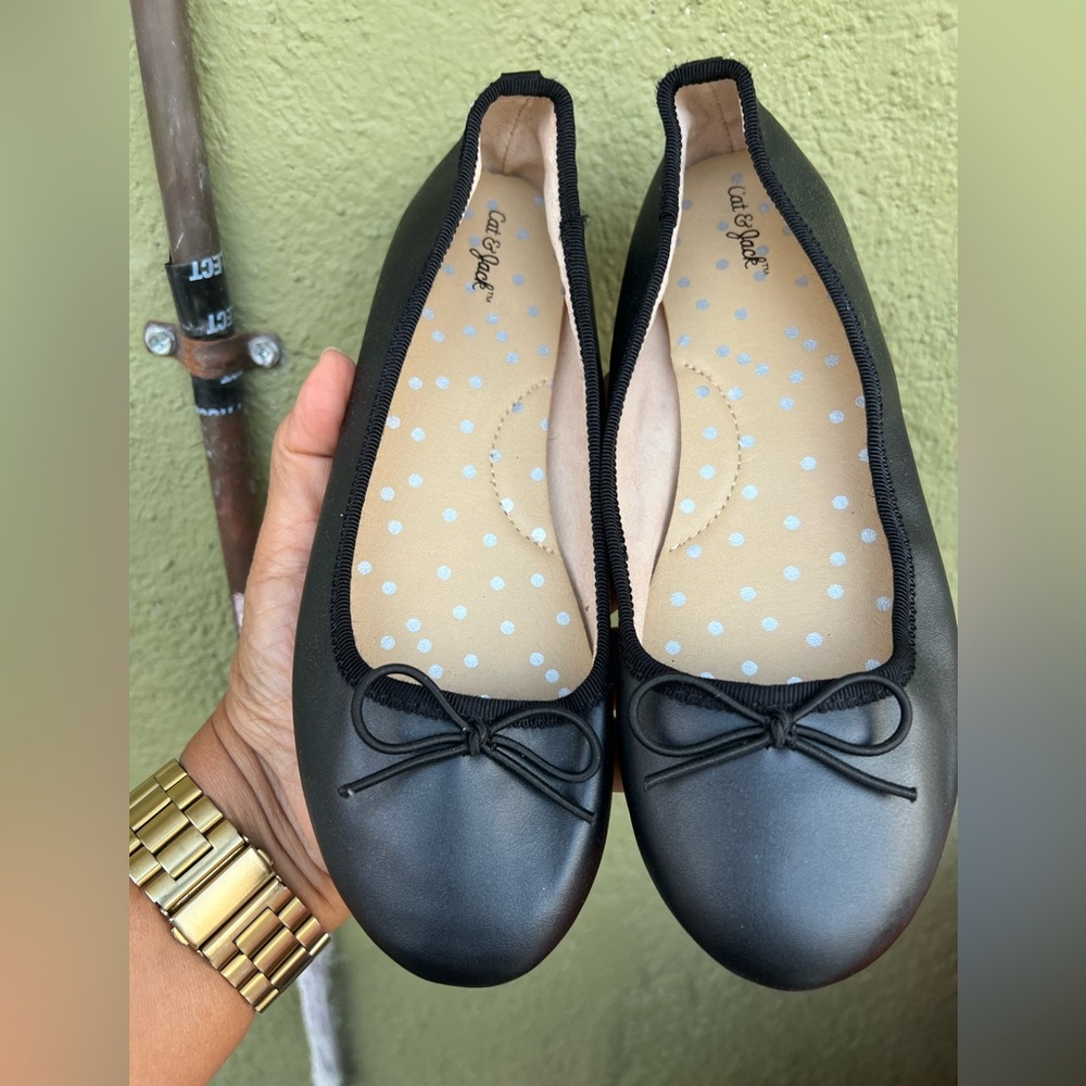 Black Ballet Flats by size 2